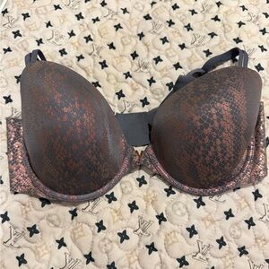 Victoria's Secret Brown Snake Print Bra